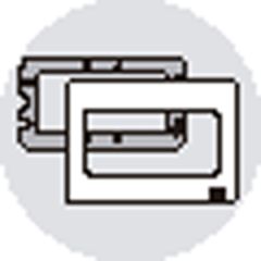 Placa 4 estrechos (caja s/lineal)