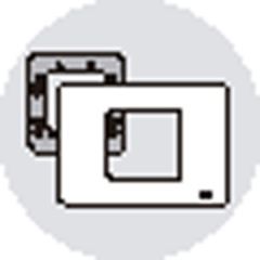 Placa 2 estrechos (cajas s/lineal)