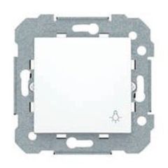 Viva, pulsador, logo luz, señalizador, viva, blanco sin garras 10 a 250 vac