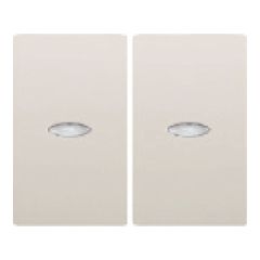 Iris, juego teclas doble interruptor /doble conmutador con difusor