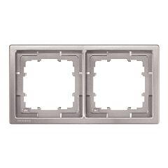 Style, marco 2, platino metal tipo: 5tg13221 marco doble delta style color platino metálico (similar