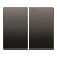 Mega, juego teclas doble interruptor /doble conmuta, antracita cosso