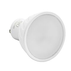 Lámpara led 8w 570lm 2700k gu10/gz10 120° difusor ácido