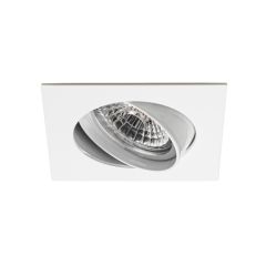 Pro 604d - foco technical - cuadrado - empotrable - basculante - sin tecnología - color blanco