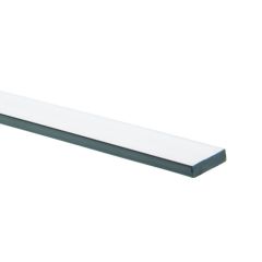Pro 700 - pletina de 1 metro - superficie 12,8mm. - para tiras led ip20 e ip65 - color aluminio - ga