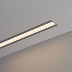 Perfil aluminio 2m para tiras led empotrable 30x10,5mm