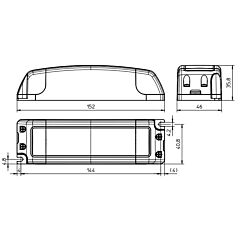 Driver dali 7-30w / 700ma / 100-240 / 10-43v