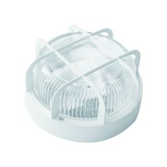 Aplique estanco redondo 100w e27 blanco