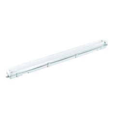Pantalla estanca con cableado para tubo led 2x9w