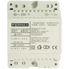 Alimentador din4 230vac/12vac-1,5a