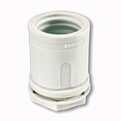 Racor p/tubo rigido plastico m40 "libre halog." pp gris ip67