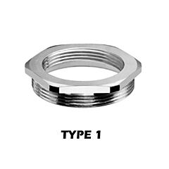 Reducción de rosca m32/ m25 latón niquelado