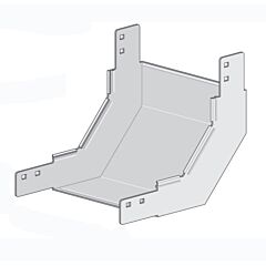 Cambio de nivel concavo 90º  60 x 150 mm galv. sendzimir