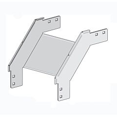 Cambio de nivel convexo 90º  85 x 100 mm galv. sendzimir