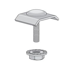 Kit brida fijacion viafil a soporte cincado z3