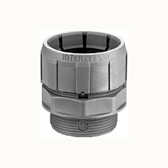 Racor recto "nylofix" dn10 pg  9 pa gris