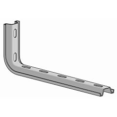 Soporte "omega" p/pared o perfil colgante band. 150 mm send.