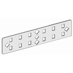 Union lateral y plegable  60 mm galvanizado sendzimir