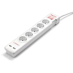 Regleta salicru sps safe 5+ - protectores eléctricos activos de última generación (5 tomas schuko)