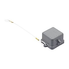 Tapa con pivotes y junta p/bloques base c/anilla