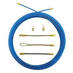 Guia pasacables helicoidal poliester d4mm-15mts