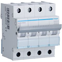 Interruptor automático 4p 10a curva-c 6ka