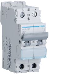 Automático magnetotérmico m curva-c 6ka 2p 63a