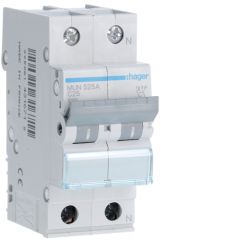 Interruptor automático 1p+n 25a curva-c 6ka