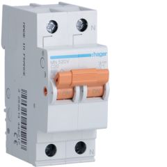 Interruptor automático mn 1p+n 20a curva-c