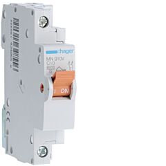 Interruptor automático mn 1p+n 10a curva-c