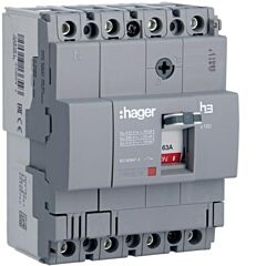 Interruptor automático x160 4p4d 18ka 63a tm fijo