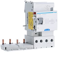 Bloque diferencial tipo-ac para interruptor automático series m y n 4p 63a 300ma