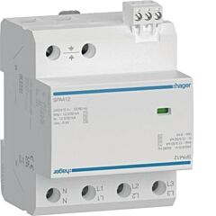 Limitador sobretensión spd t1+t2+t3 3p+n 12.5ka contacto