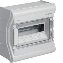 Caja distribución vector ve superficie con 1 fila 8+2 ip55