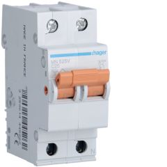 Interruptor automático mn 1p+n 25a curva-c