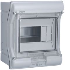 Caja distribución vector ve superficie con 1 fila 4+2 ip55