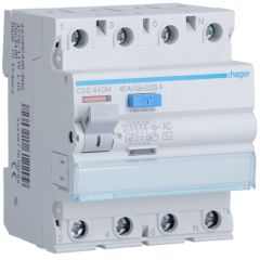 Diferencial 4p 40a 30ma tipo-ac