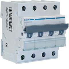 Interruptor automático 4p 40a curva-c 6ka