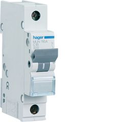 Interruptor automático 1p 20a curva-c 6ka
