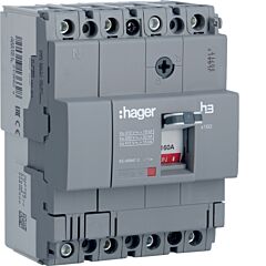 Interruptor automático x160 4p4d 18ka 160a tm fijo