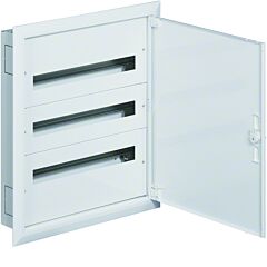 Caja distribución empotrable fw2 con 3 filas 24 módulos