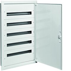 Caja distribución empotrable fw2 con 5 filas 24 módulos