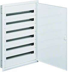 Caja distribución empotrable fw2 con 6 filas 36 módulos
