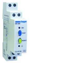 Relé diferencial 300ma fija con 1 módulo carril din