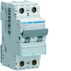 Automático magnetotérmico m curva-c 6ka 1p+n 16a