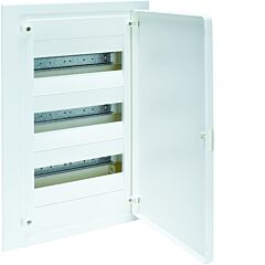 Caja empotrar golf vf con 3 filas 36 módulos opaco blanca regleta