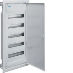 Caja empotrable golf vu con 5 filas 60m puerta opaca blanca