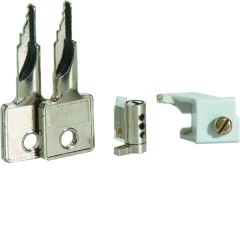 Cerradura con llave sierra para cajas vector ve