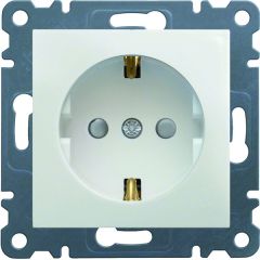 Toma schuko lumina intense blanco polar