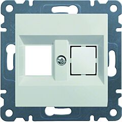 Soporte doble keystone jack lumina2 blanco polar